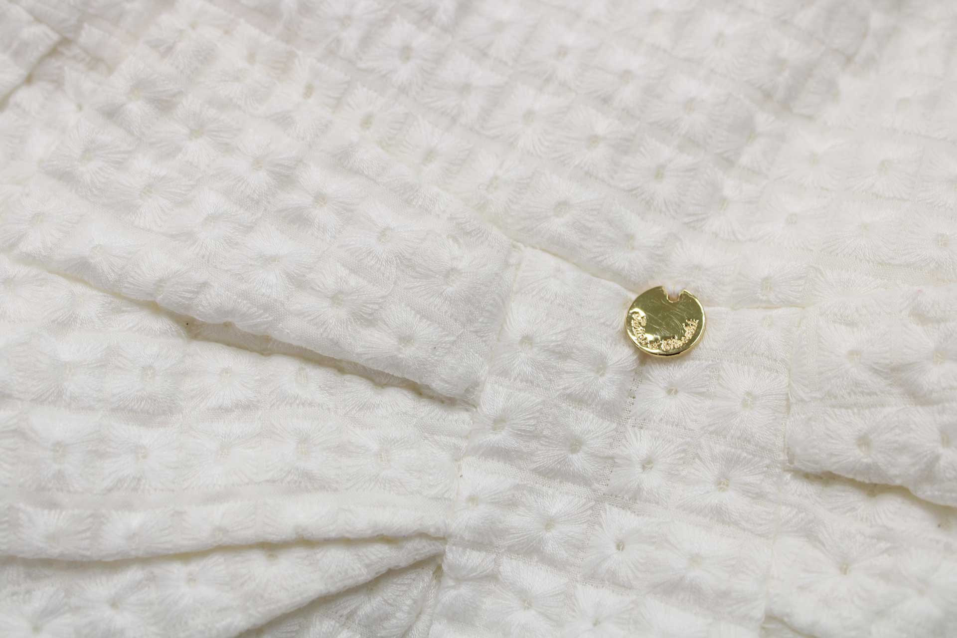 ◇タルティーヌエショコラ/Tartine et Chocolat◇100cm ジャンパースカート/ノースリーブワンピース 白 フォーマル 入園式 結婚式 七五三 冠婚葬祭 発表会 謝恩会【中古】子供服 キッズ kids 女の子 fml 911052