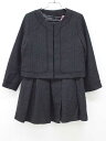 ◇コムサエンジェル/COMME CA ANGEL◇120cm アンサンブル 黒 フォーマル 入学式 卒園式 結婚式 七五三 冠婚葬祭 発表会 謝恩会【中古】子供...