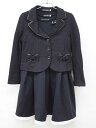 ◇ベベ/BeBe◇120cm アンサンブル 黒 フォーマル 入学式 卒園式 結婚式 七五三 冠婚葬祭 発表会 謝恩会【中古】子供服 キッズ kids 女の子 f...