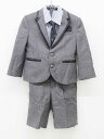 ◇ミチコロンドンコシノ/MICHIKO LONDON KOSHINO◇100cm スーツ5点セット グレー フォーマル 入園式 結婚式 七五三 冠婚葬祭 発表会...