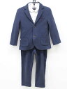 ◇マヨラル/mayoral◇98cm スーツ3点セット 黒×青 フォーマル 入園式 結婚式 七五三 冠婚葬祭 発表会 謝恩会【中古】子供服 キッズ kids 男...
