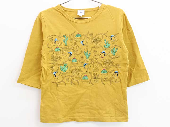 T-Shirts （Half Sleeves） - シップス 七分袖カットソー 120cm キッズ 男児 マスタードイエロー【中古】◇
