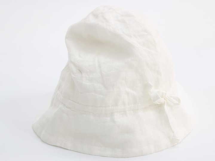 【夏SALE!】ボンポワン 帽子 48cm キッズ 女児 白【中古】◇