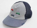 ファミリア キャップ 53-55cm キッズ 男児 紺×白【中古】【新入荷!】◇