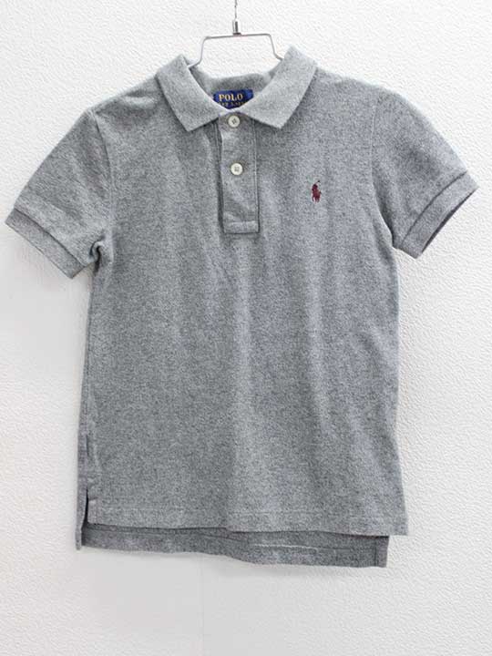 ◇ラルフローレン/Ralph Lauren◇110cm 半袖ポロシャツ グレー【中古】子供服 キッズ kids 男の子 夏 926032 tops