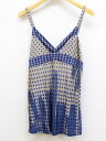 【夏SALE】‡DIESEL/ディーゼル‡ドット柄キャミソール/ノースリーブ ブルー系/青系 レディース S【中古】 夏 705042