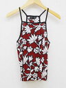 【夏SALE】‡TOPSHOP/トップショップ‡花柄プリーツキャミソール/ノースリーブ レッド系 レディース EUR34【中古】夏 125042