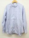 ‡COMME des GARCONS HOMME/コム デ ギャルソン・オム‡ストライプシャツ/S21068/長袖 ブルー/青 メンズ S【中古】 春秋 528042(4)