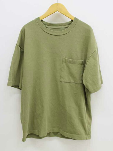【SALE】‡NANO universe/ナノユニバース‡ポケット付きカットソー/Tシャツ/半袖 カーキ メンズ M【中古】 春夏 213052 【SALE】‡NANO universe/ナノユニバース‡ポケット付きカットソー/Tシャツ/半袖 カーキ メンズ M【中古】 春夏 213052