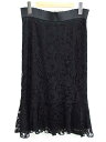 【夏SALE】ドルチェアンドガッパーナ 総レースタイトスカート 40 レディース ブラック/黒【中古】‡
