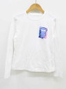 【夏SALE】エンポリオアルマーニ GAサングラスキャラクタープリントTシャツ XS レディース ホワイト/白【中古】‡