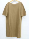 【夏SALE】アンタイトル コクーンシルエットサックワンピース 4 レディース ベージュ【中古】‡