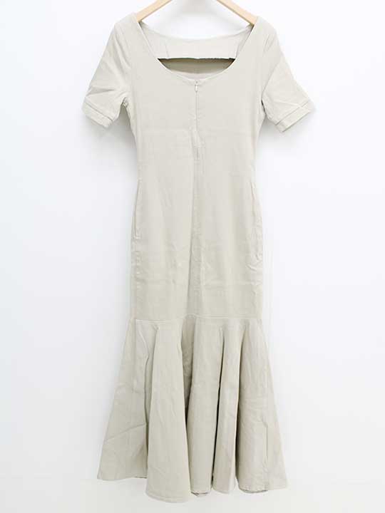 【夏SALE】バースデイバッシュ マーメイドロングワンピース S レディース サンドベージュ【中古】‡