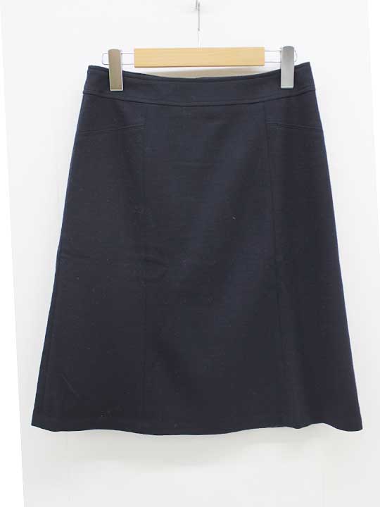 ニジュウサンク スカート 38 レディース ネイビー/紺【中古】】 ‡