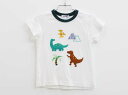 ファミリア 半袖Tシャツ 110cm キッズ 男児 白【中古品】●(4)