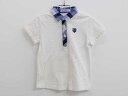 【2025夏SALE!】ファミリア 半袖ポロシャツ 110cm キッズ 男児 白【中古品】●