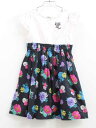 アナスイミニ 半袖ワンピース 120cm キッズ 女児 黒【中古品】【新入荷!】●