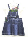 アナスイミニ 半袖ワンピース 120cm キッズ 女児 インディゴブルー【中古品】【新入荷!】●