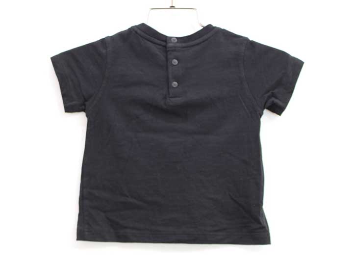 エンポリオアルマーニ 半袖Tシャツ 62cm キッズ 男児 女児 黒 【中古】●
