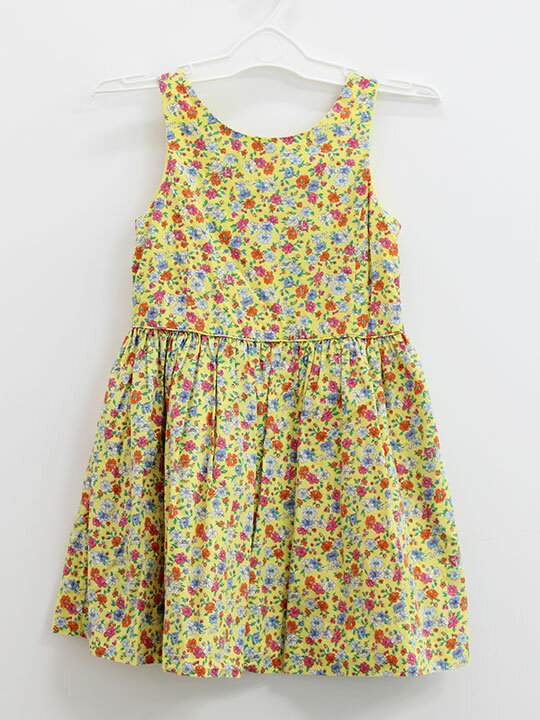 Rakuten - ラルフローレン ノースリーブワンピース 100cm キッズ 女児 黄色【中古】●