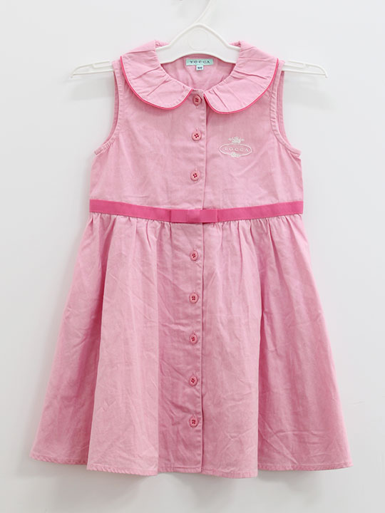Rakuten - トッカ ノースリーブワンピース 100cm キッズ 女児 ピンク【中古】●