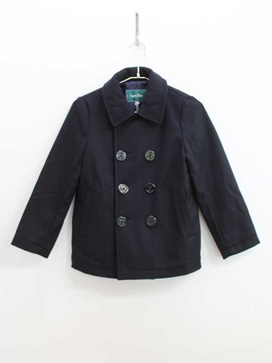 ファミリア ピーコート 130cm キッズ 男児 黒【新品未使用品】【新入荷!】●