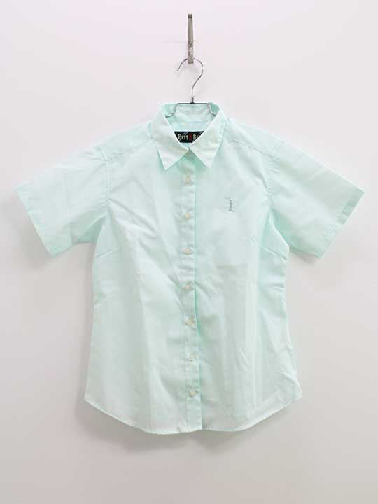 Short Sleeves - 【新規値下げ!】イーストボーイ 半袖シャツ 7号 キッズ 女児 ミントグリーン 卒業【中古】●