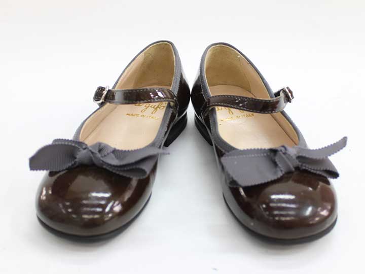 For Girls - イルグッフォ フォーマルシューズ 16cm位 キッズ 女児 茶色【中古】●