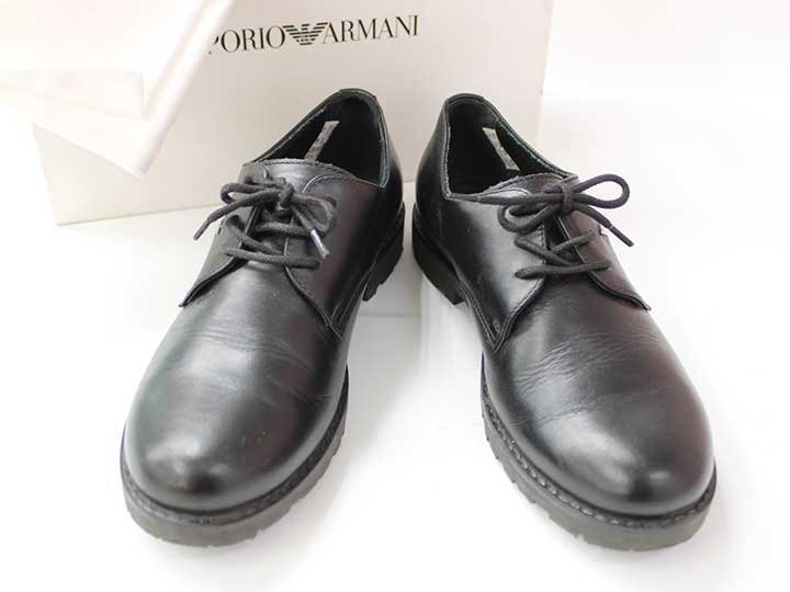 For Boy - エンポリオアルマーニ フォーマルシューズ 19.7cm キッズ 男児 黒【中古】●