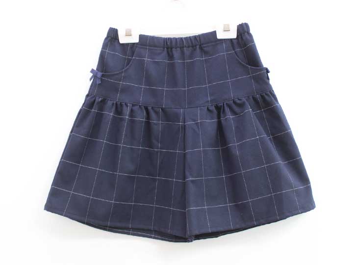 Culottes - ドレッサージュ キュロット 150cm キッズ 女児 紺【中古】●