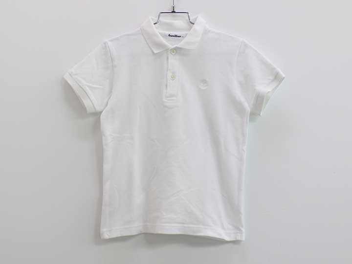ファミリア ポロシャツ 120cm キッズ 男児 白【中古】【新入荷!】●
