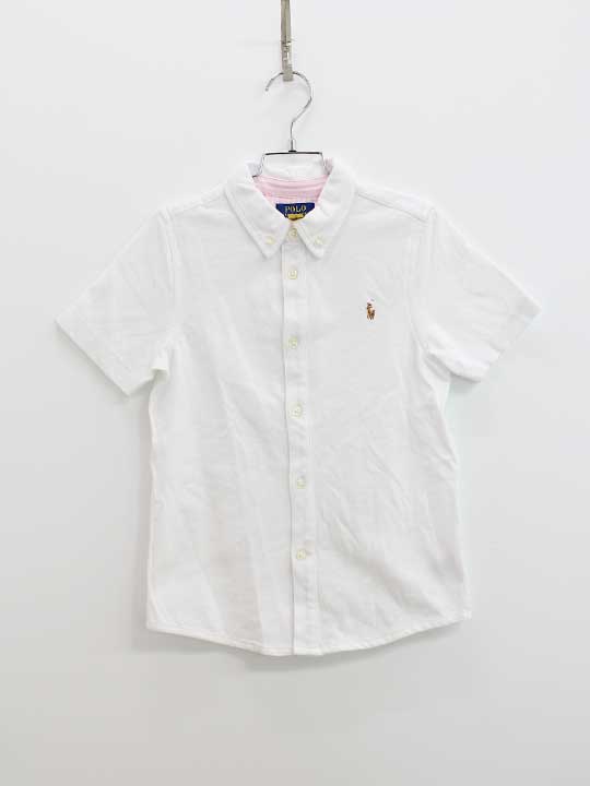 Short Sleeves - ラルフローレン 半袖シャツ 120cm キッズ 男児 白【中古】●