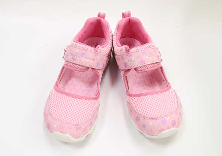 ミキハウス サマーシューズ 21cm キッズ 女児 ピンク【新品未使用品】●