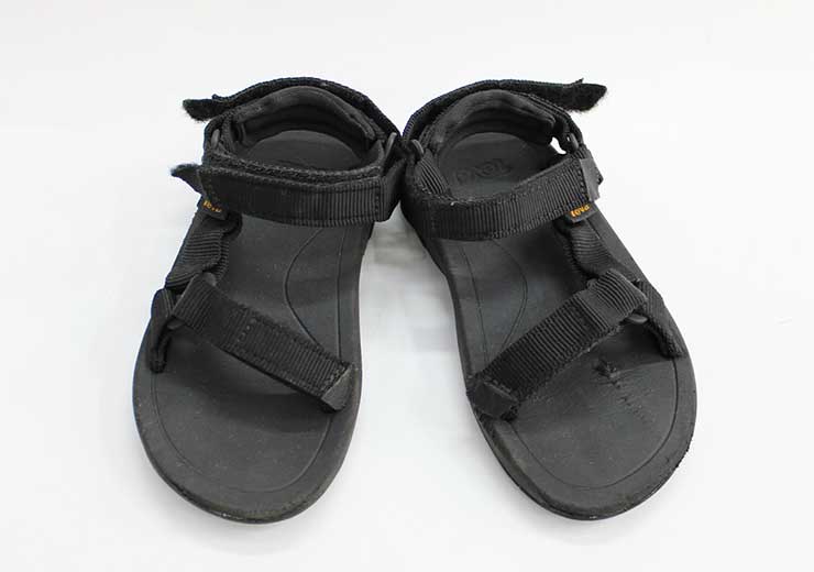 Rakuten - テバ サンダル 17cm位 キッズ 男児 女児 黒【中古】●