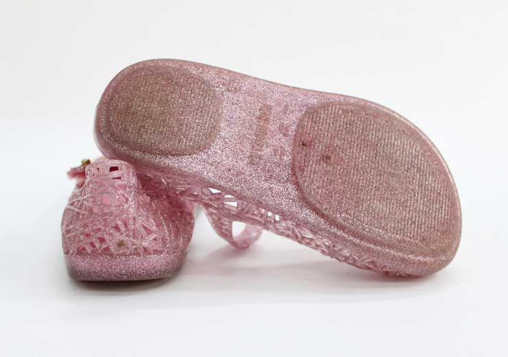 【新規SALE!】メリッサ ラバーシューズ 15cm キッズ 女児 ピンク【中古】●
