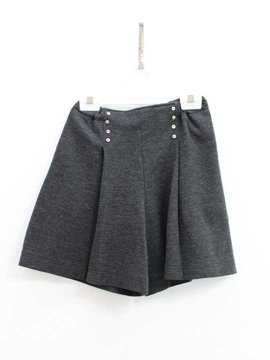 ミルフィーユ キュロット 130cm キッズ 女児 グレー【中古】●