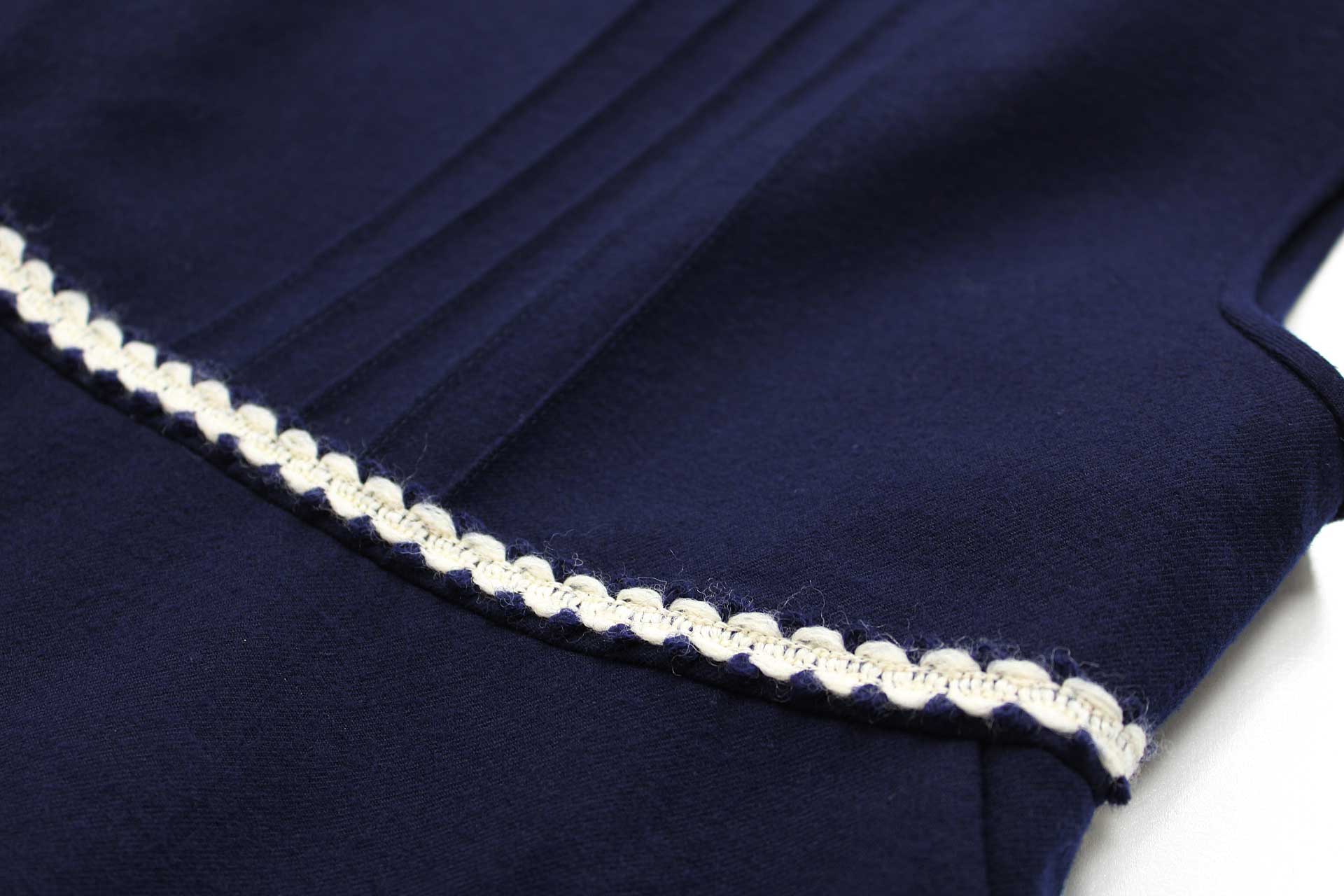 ＜アトリエ秋山/M Akiyama＞115cm ジャンパースカート 紺 フォーマル お受験 お稽古 通塾 見学会 説明会 通園 入園式 冠婚葬祭【中古】子供服 キッズ kids 女の子 fml 200142