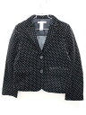 <ボンポワン/BONPOINT>125cm ジャケット/ブレザー 黒×白【中古】子供服 キッズ kids 女の子 秋冬 tops 400142(4)