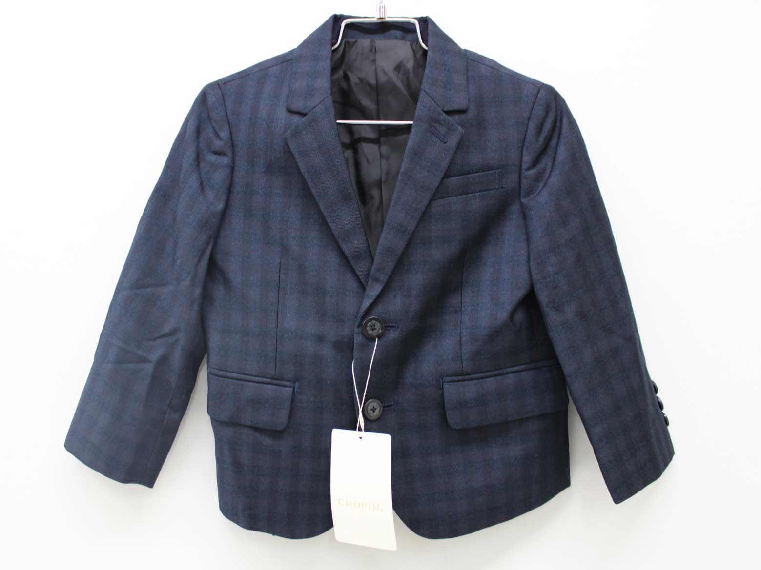 【新規値下げ!】新品未使用品＜ショパン/CHOPIN＞100cm ジャケット/ブレザー 紺 フォーマル お稽古 通..