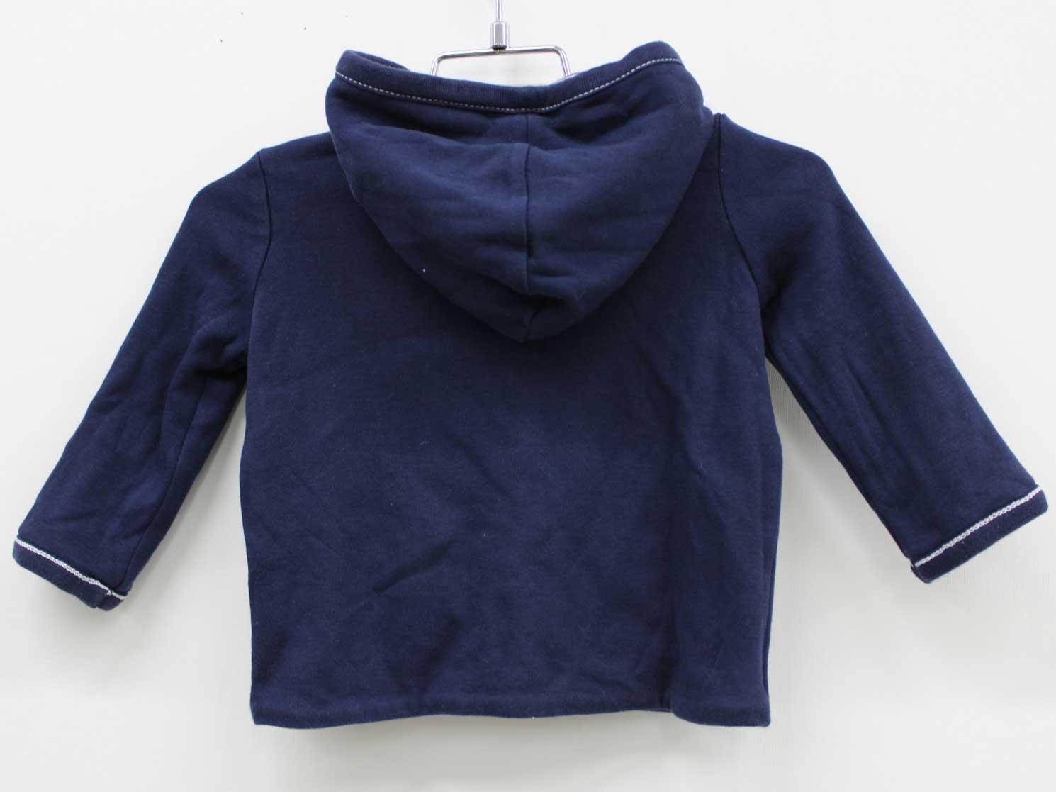 【SALE!】ラルフローレン リバーシブルパーカー 70cm位 キッズ 男児 紺＆紺×白【中...