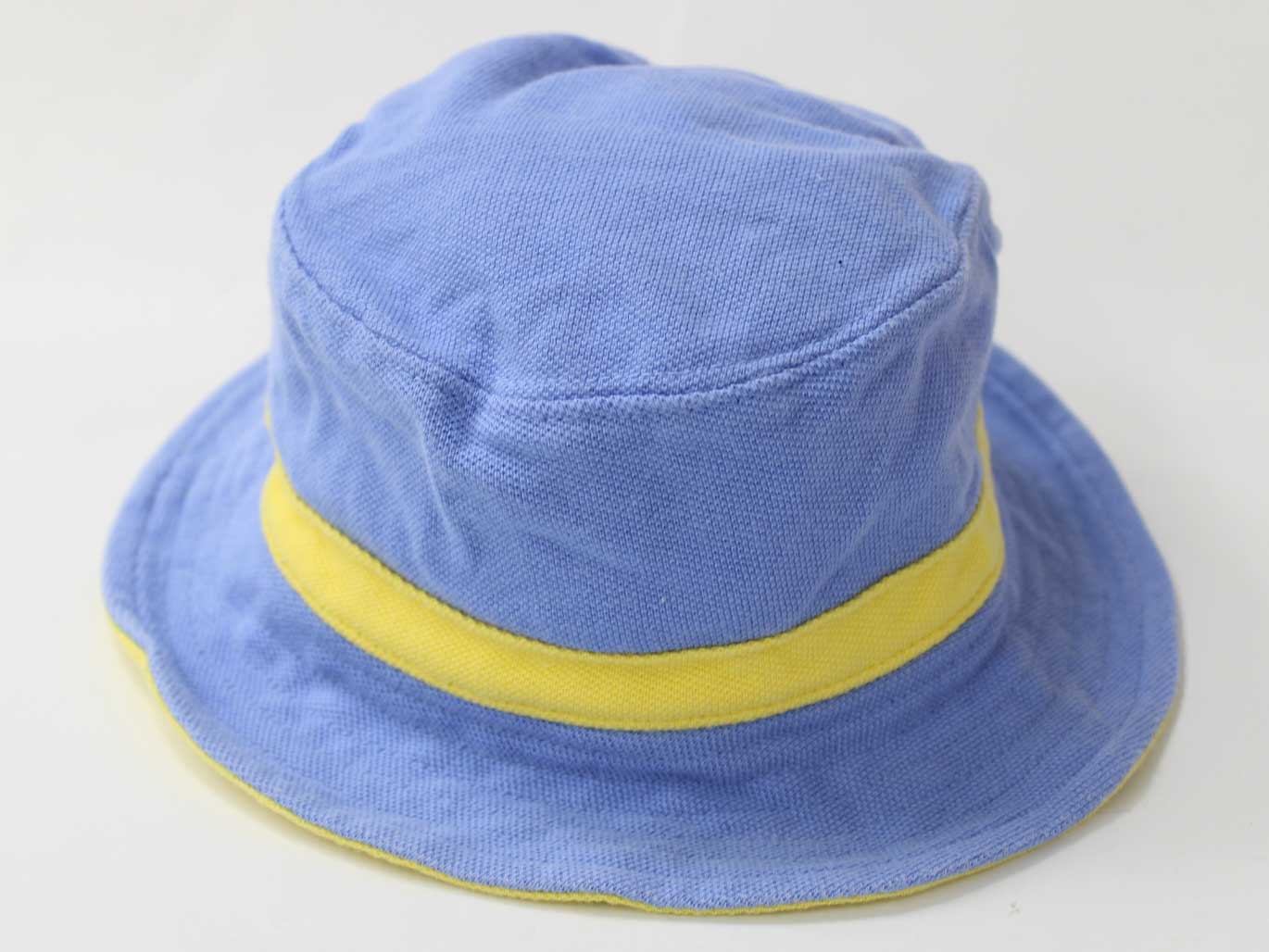 【新規SALE!】ラルフローレン 帽子 49cm位 男児 ブルー×黄色キッズ【中古】＜