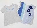 <ニットプランナー/KP/ケーピー>120cm 半袖Tシャツ/半袖カットソー2点set グレー&ブルー【中古】【ネット限定】子供 キッズ kids 女の子 夏 ...