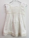 【夏SALE!】<ボンポワン/BONPOINT>86cm 半袖ワンピース 白【中古】子供服 キッズ kids ベビー服 baby 女の子 夏 onepi 035...