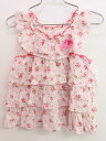 【夏SALE!】<ミキハウス/mikihouse>100cm 半袖ブラウス/シャツ ピンク【中古】子供服 キッズ kids 女の子 夏 tops 916042
