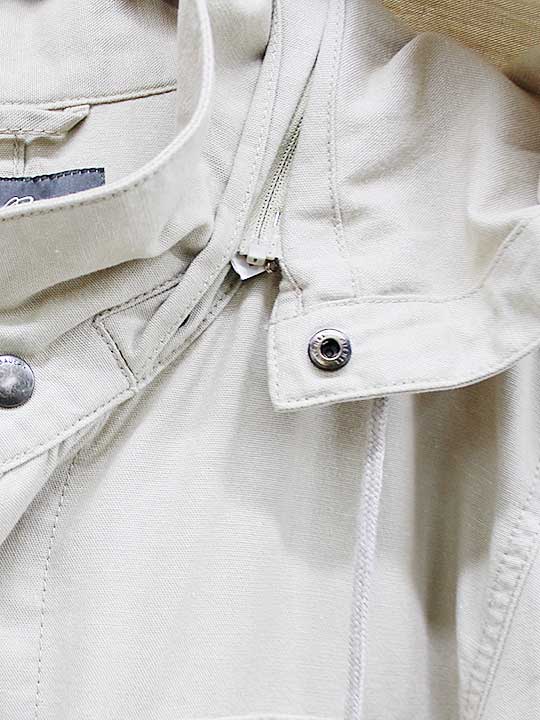 ▽Eddie Bauer/エディーバウアー▽リネン混フーディージャケット /長袖 ベージュ メンズ L 【中古】春秋 otr 510142