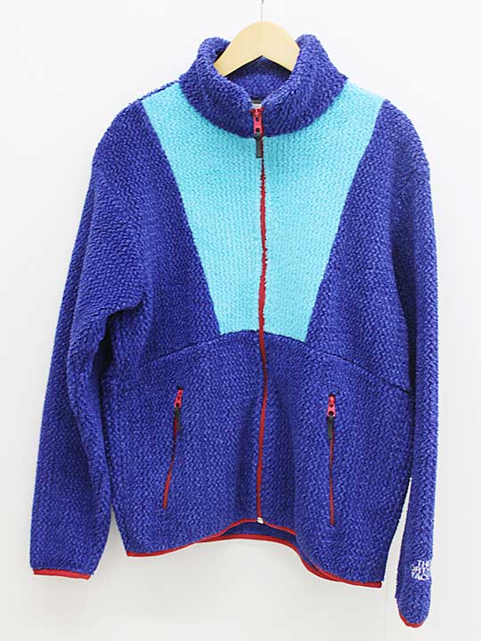 【楽天スーパーSALE】▽THE NORTH FACE/ザノースフェイス▽ポーラテックフリースジャケット /NA61403/長袖/アウトドア ライトブルー×ブルー メンズ M 【中古】秋冬 otr 510142