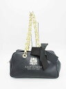 ▽Austin Reed/オースティンリード▽チェーンレザートートバッグ/鞄/BAG ブラック レディース 【中古】春夏秋冬 220142