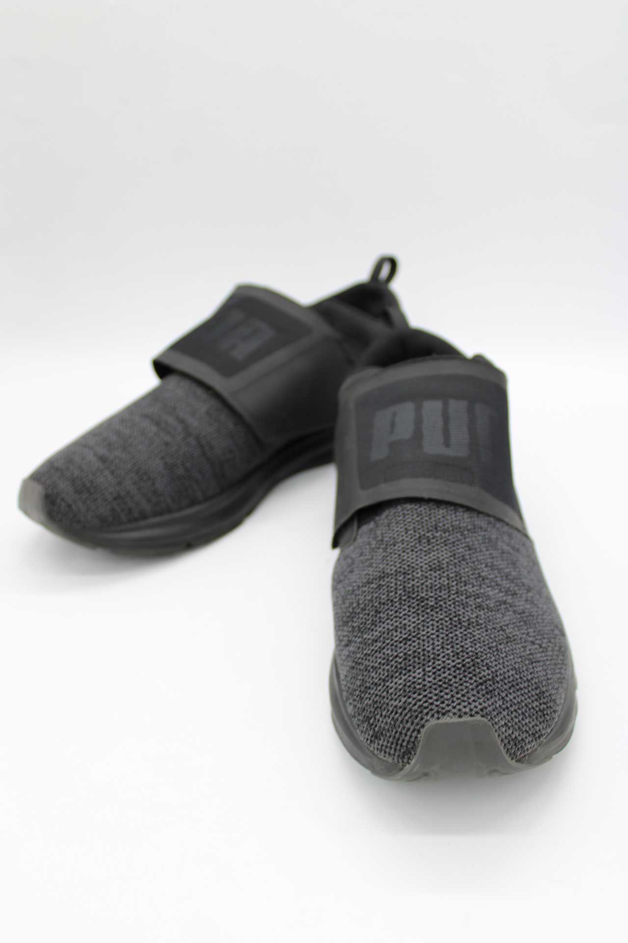 【値下げ】▽プーマ/PUMA▽ストラップランニングスニーカー/スニーカー/シューズ/靴 ブラック メンズ 29.5【中古】春夏秋冬 403052