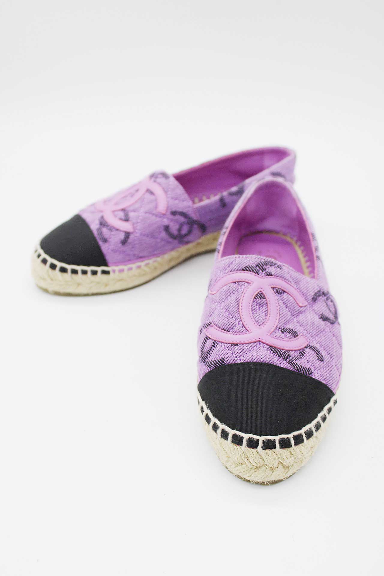 【シャネル】エスパドリーユ CCロゴの刺繍がお洒落♪ 楽天市場】CHANEL シャネル エスパドリーユの通販