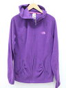ノースフェイス パイルジップアップパーカー パープル レディース M【中古】▽